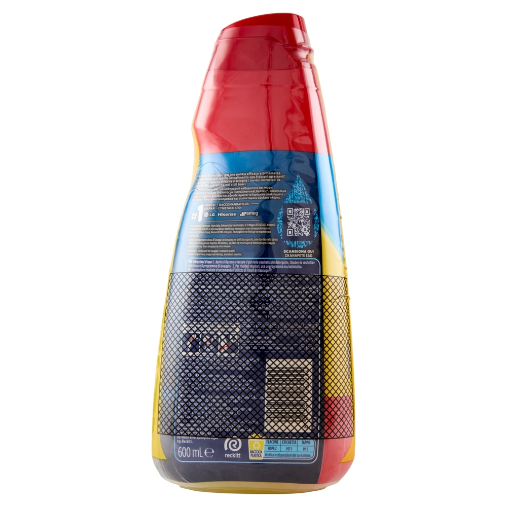 Finish Power Gel Lemon 3 x 30 lavaggi gel lavastoviglie 3 x 600 ml